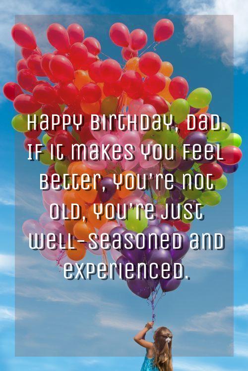 simple birthday quotes for father